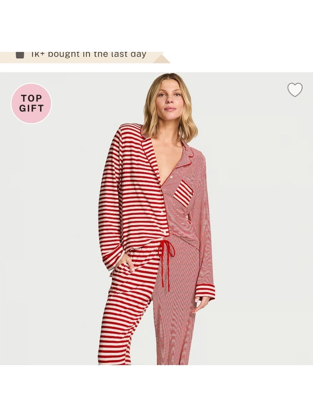 New Victoria Secret So Soft Modal Long Pajama Size Medium Regular - Picture 4 of 8